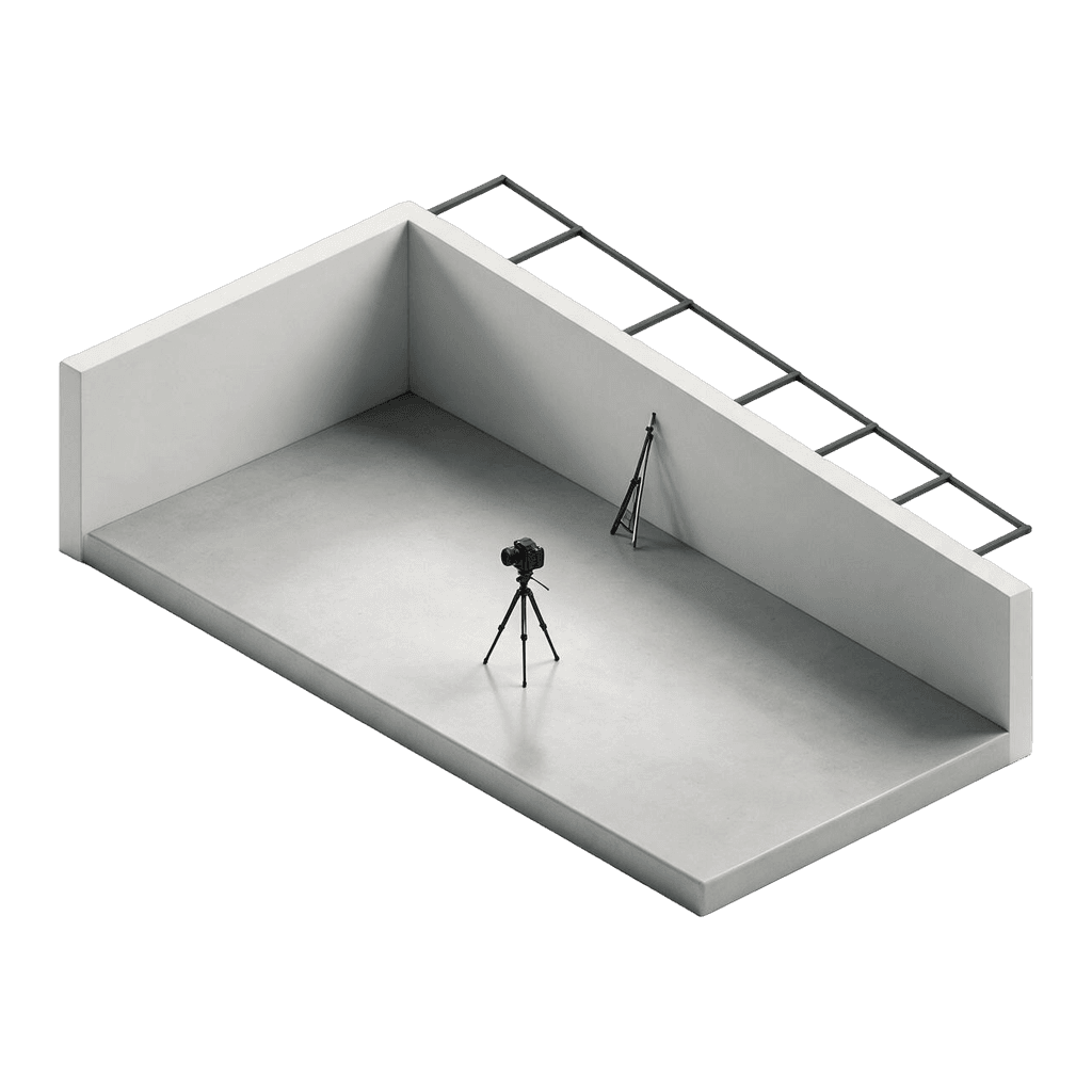 7 × 3 m shooting floor